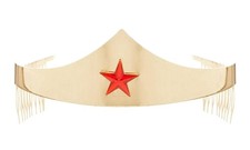 DC Comics Wonder Woman Golden Tiara with Red Gem Star 190371133787-FBA