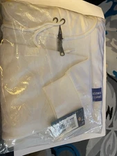 DICKIES SHERWIN WILLIAMS WHITE ZIP HOODED PAINTERS JACKET WITH THERMAL LINING XL