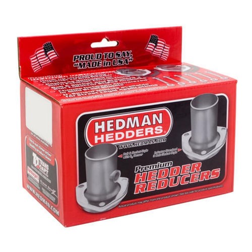 Hedman 21113, 2 Pack Natural Steel Header Reducer Ball/Sock 2.5In X 2.0In Perfor - Picture 3 of 10