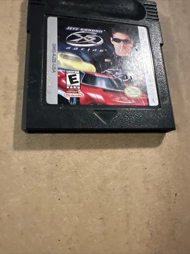 JEFF GORDON X3 RACING - NINTENDO GAME BOY Tested Authentic Video Game Works - Picture 3 of 10