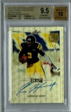 Kareem Hunt Rookie Superfractor Auto - 2016 Metal Draft BGS 9.5 NSCC 1/1 *Read*