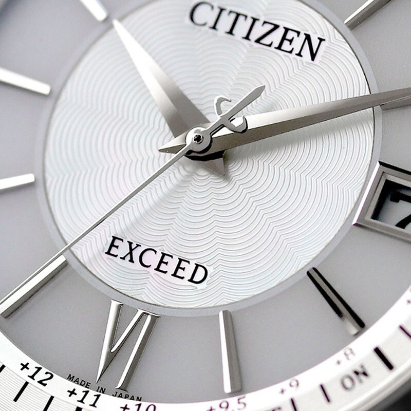 Citizen Exceed CB1140-61D Thinnest Eco-Drive Atomic Direct Flight 