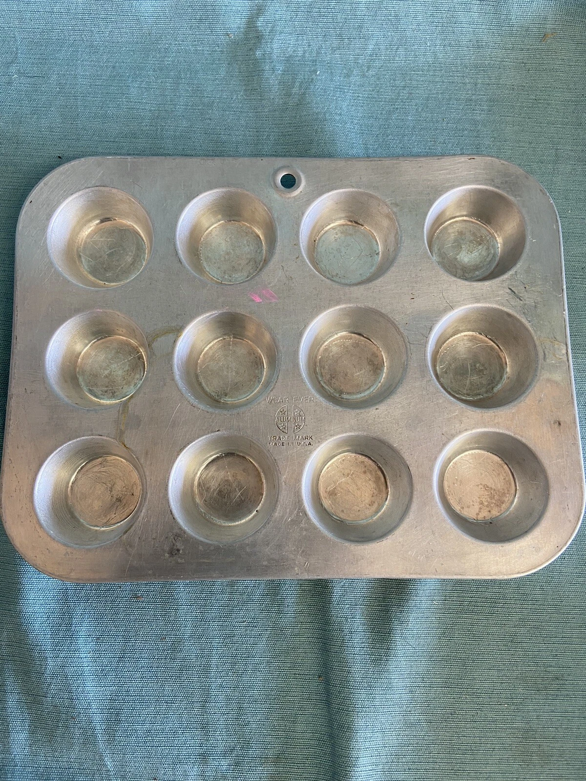 Lot Of 7 Mini Muffin Cupcake Pans Tins Aluminum FOLEY COMET WEAR-EVER