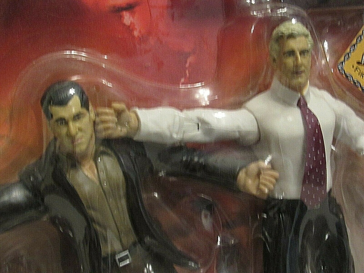 WWE WWF RAW Unchained Fury Vince McMahon Vs Ric Flair Jakks