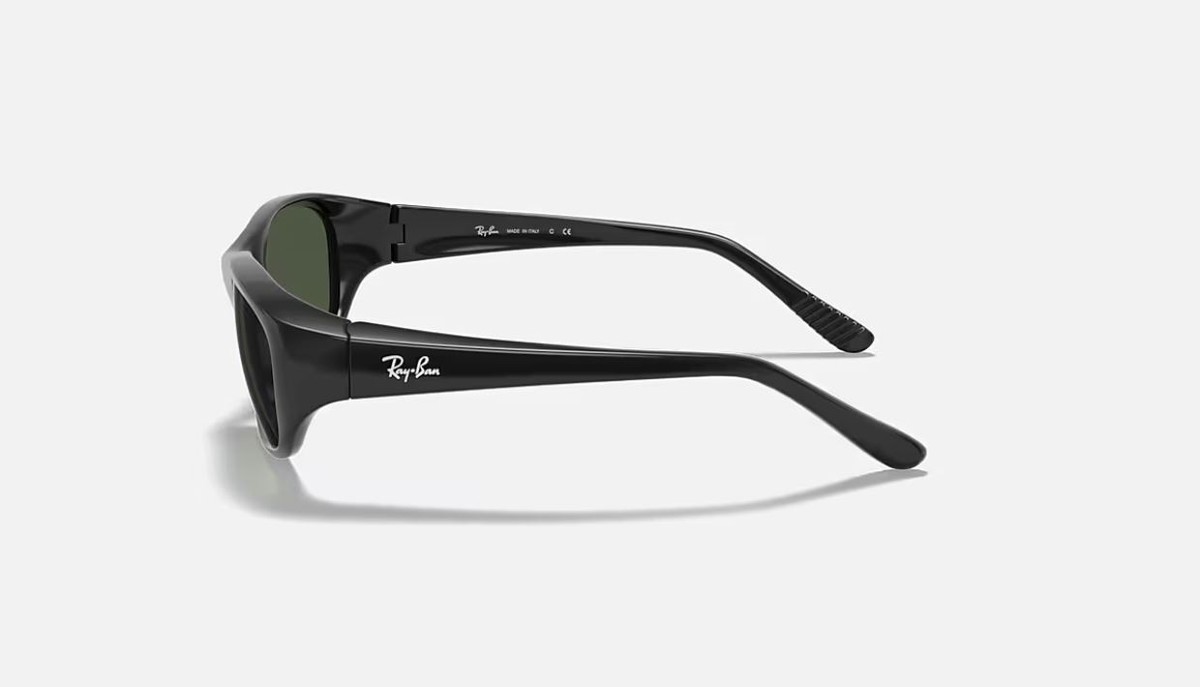 サングラス [RayBan] DADDY-O II Polished Black Frame Green Classic G-15 DADDY-O Sunglasses in Rubber Black and Green - RB2016 | Ray