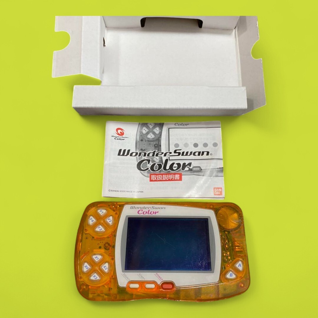 WONDERSWAN COLOR オレンジ スケルトン WonderSwan Color Body