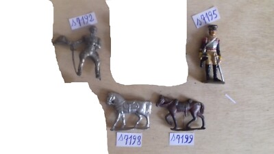 42) lot de 2 au choix : soldats alu, plomb atlas altaya delprado et autres 1/32