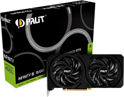 PALIT GeForce RTX 4060 Infinity 2 8GB Graphics Card NE64060019P1-1070L