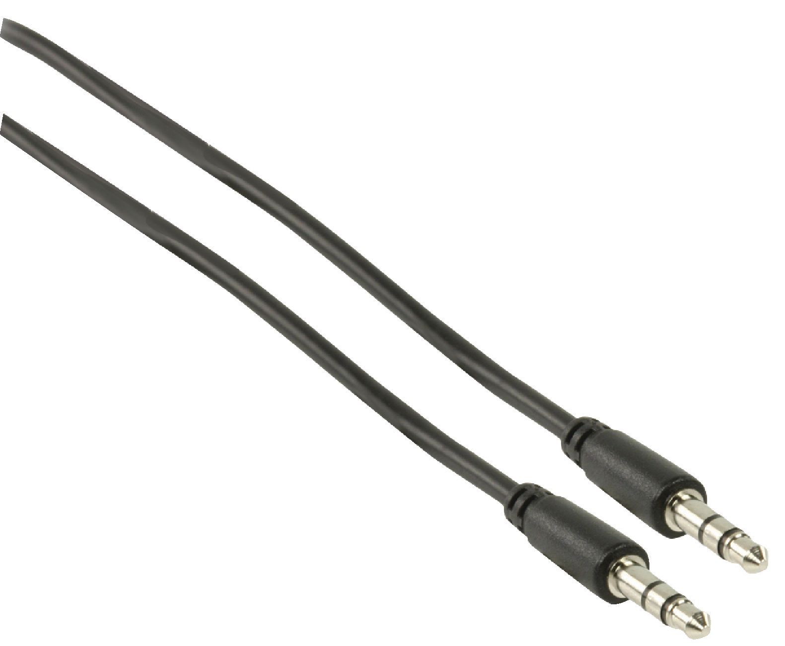 CAVO AUDIO JACK 3,5 MM CUFFIE PROLUNGA PER IPHONE IPOD IPAD NERO 1 METRO M