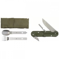 Essbesteck 3-Teilig Klappbar Besteck Campingbesteck Feldbesteck Messer Gabel