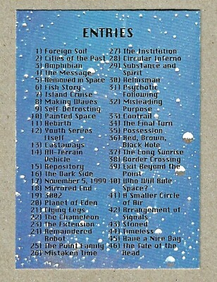 John Berkey Entries Singles (1994 FPG)