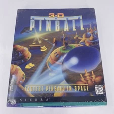 3D Ultra Pinball 1995 Sierra On-Line PC VIDEO GAME Big Box New Sealed