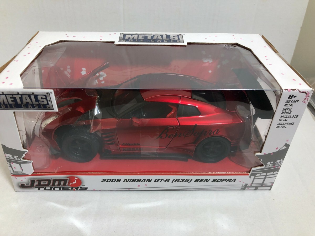 JADA JDM TUNERS 2009 NISSAN SKYLINE GTR R35 BEN SOPRA RED 1:24 NIB