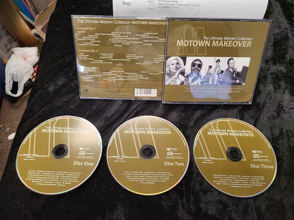 Motown Makeover Ultimate Hits Collection 3 CD Set by Readers Digest  