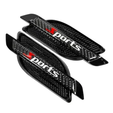 2PCS Car Leaf Board Sticker Sports Body Exterior Decals Decoration Accessories