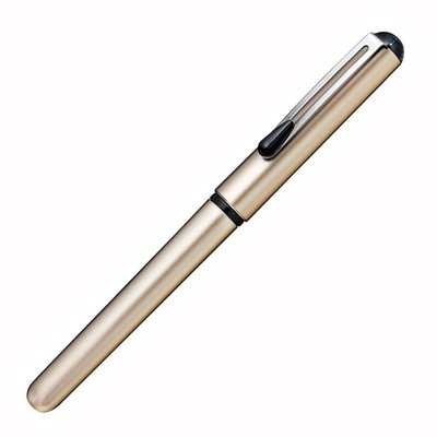 Pentel Fude Brush Japanese Calligraphy Pen with 2 cartridge Gold Made in JAPAN