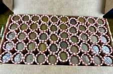 1909-1958 Wheat Cent Penny Roll 50 Coins  PLEASE READ FIRST  LOT 250 500 1000