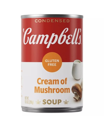 Campbell's *Gluten Free Cream of Mushroom Soup 10.5 Ounce (Pack of 12)