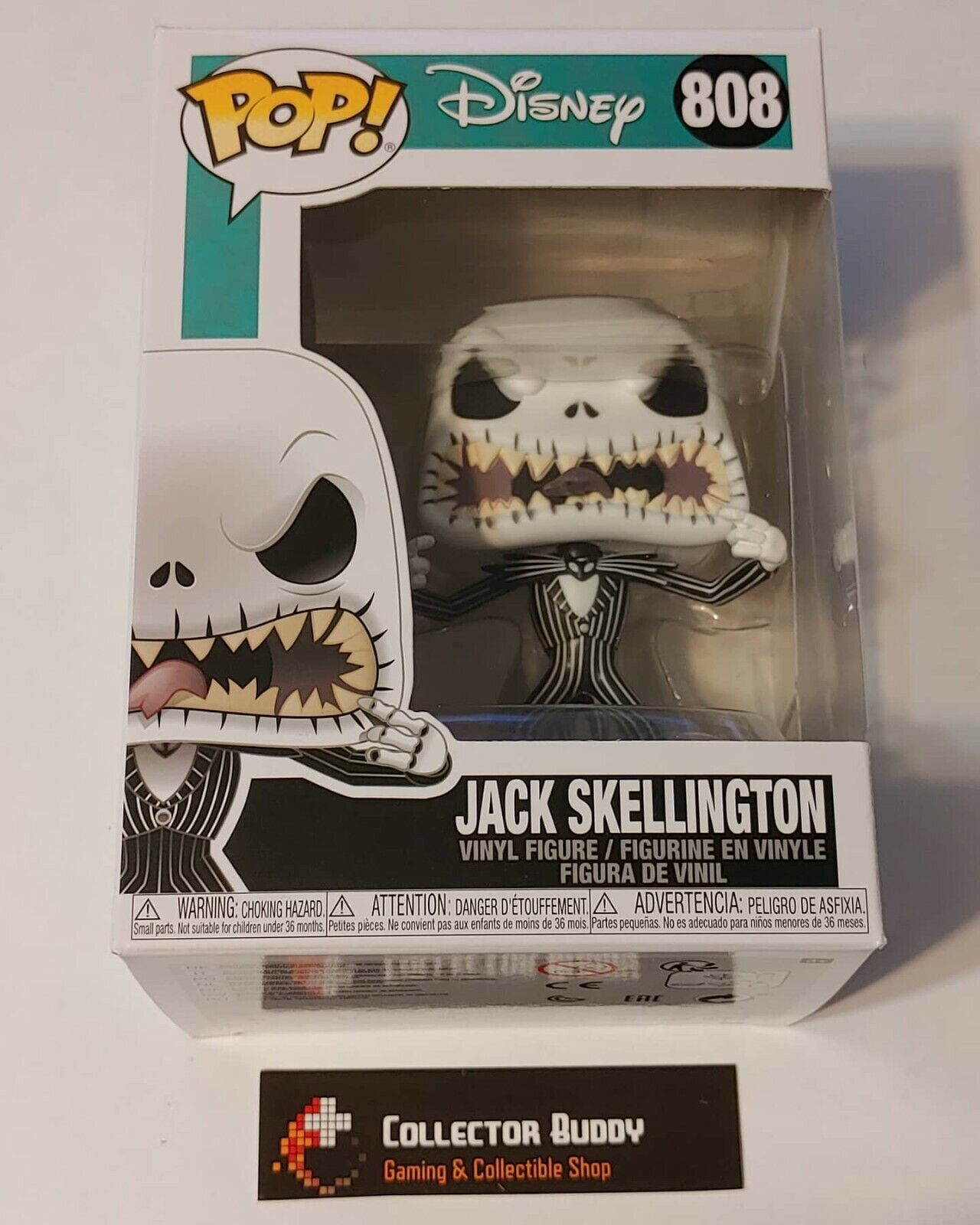 Pop Funko Jack Skellington #808 Cara Assustadora Disney NBC