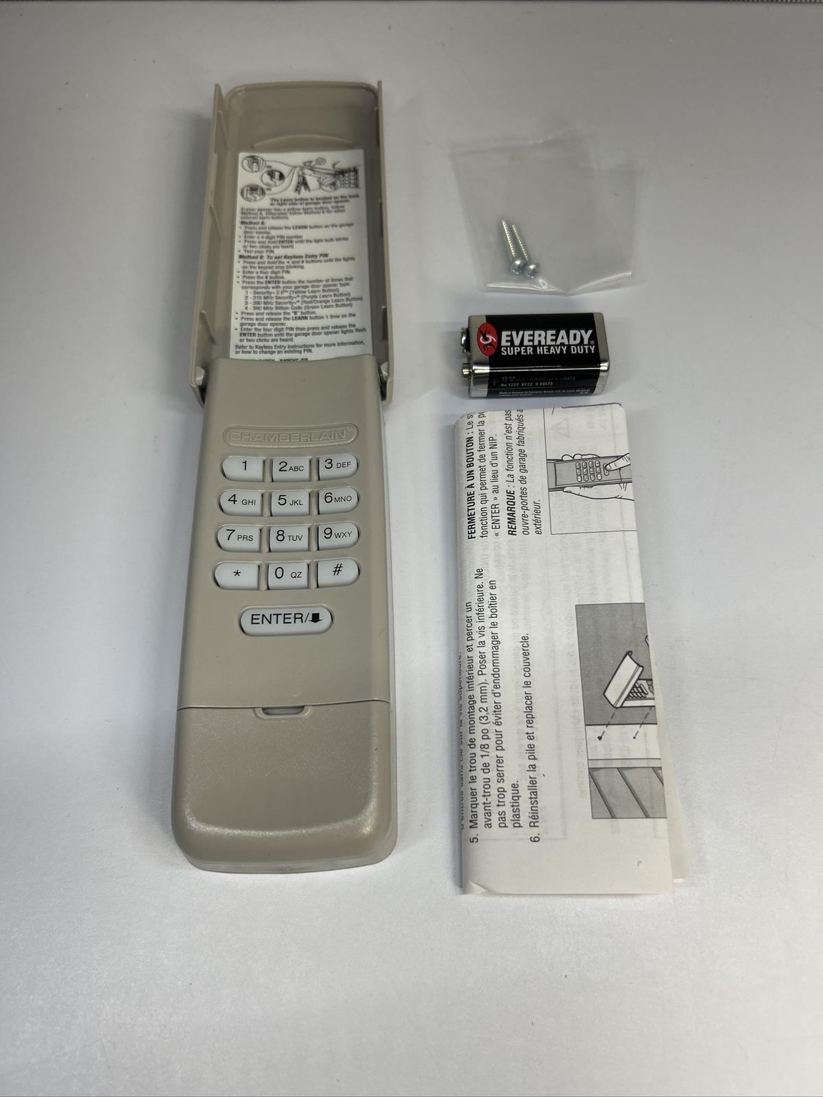 Open Box Chamberlain 940EVP2 Garage Keyless Door Entry Keypad eBay