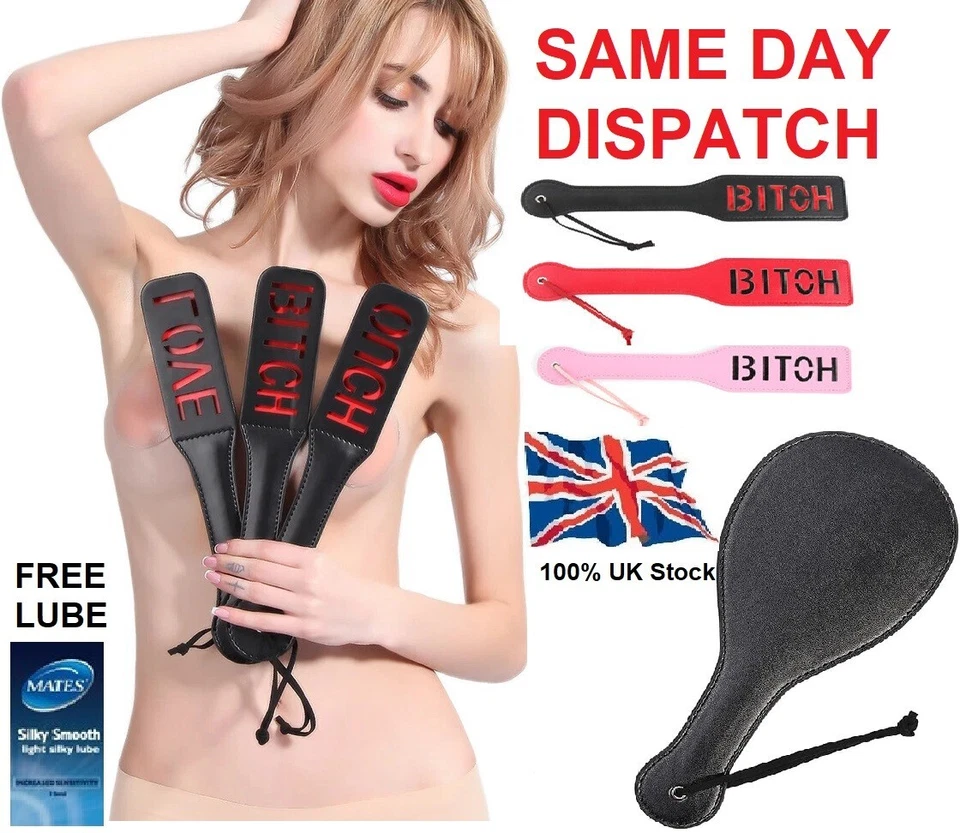 EROTIQ Sex Toys for Couples Men Women Spanking Paddle Bondage Restraint Set Kit BDSM