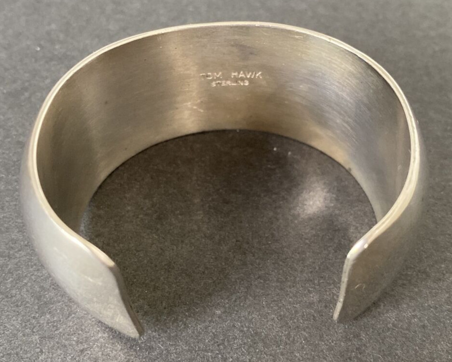 Tom Hawk Native American Solid Sterling Silver Cu… - image 4