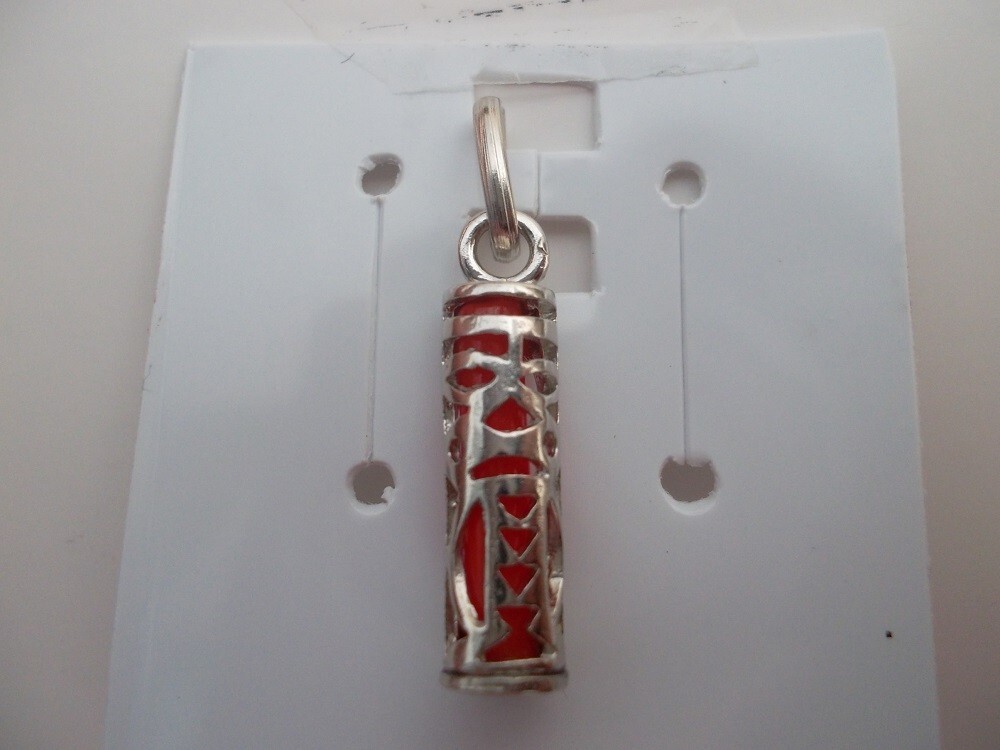 Pendentif tiki tendresse argent 925 anti allergie pour les peaux sensibles