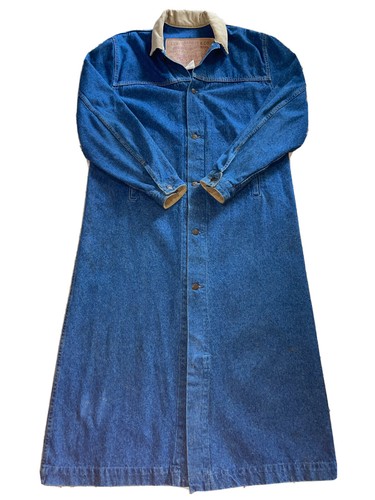 Vintage Levi's Denim Long Barn Coat 