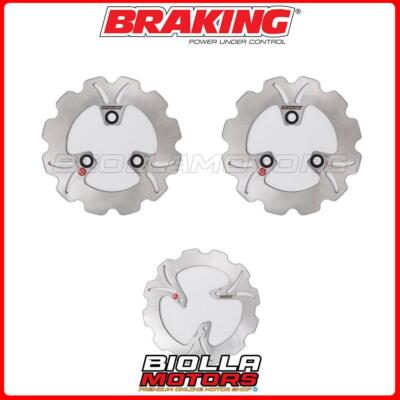 BRAKE DISC KIT BRAKING HONDA TRX X 250 1992 - FRONT + REAR [WAVE FIS