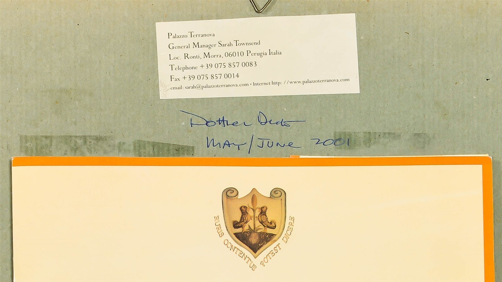 Original Print "Palazzo Terranova" Woodcut 43/300 Signed Libram 7.5" x 8" Framed