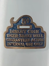 1979 Limited Edition Great American Buckle Co Insert Coin BELT BUCKLE  #326