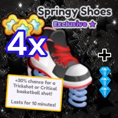 4x Springy Shoes + 5 Millions Diamonds. PS99. YEET Event