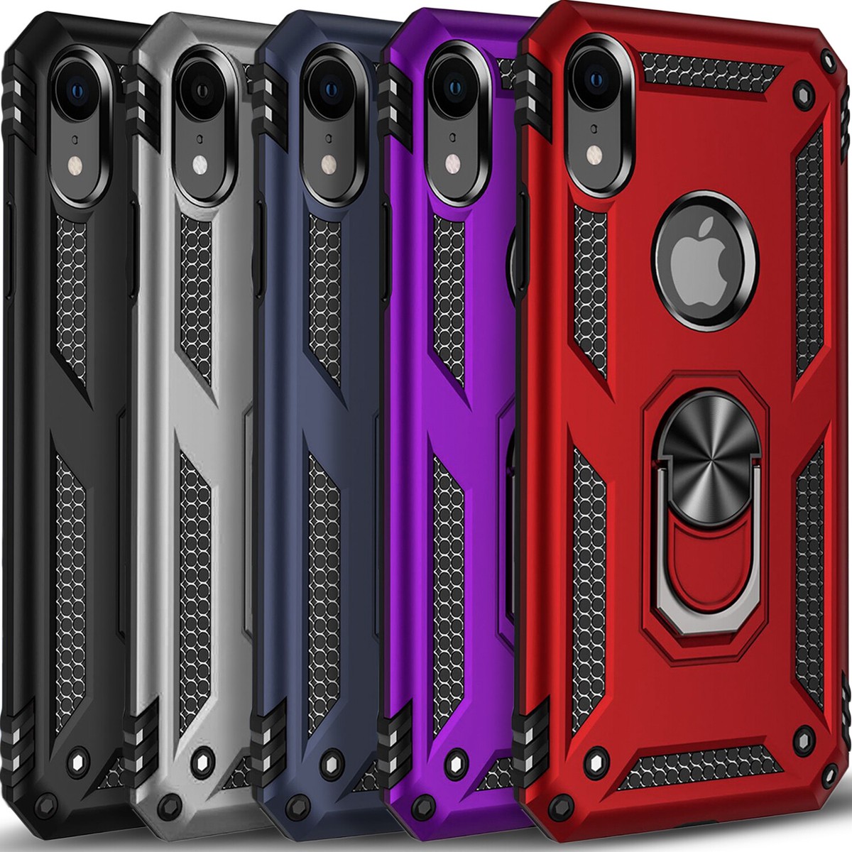 For iPhone XR/XS Max Case Phone Cover Shockproof Kickstand+