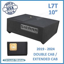 2019-2024 Gmc Sierra Double Cab 10 Single Sub Box Subwoofer Enclosure Solo Baric