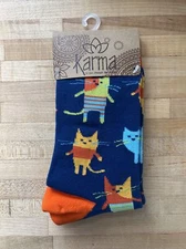 KARMA GIFTS SOCKS STEP LIVELY CATS