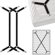 Triangle Bed Sheet Mattress Holder Fastener Grippers Clips Suspender Straps