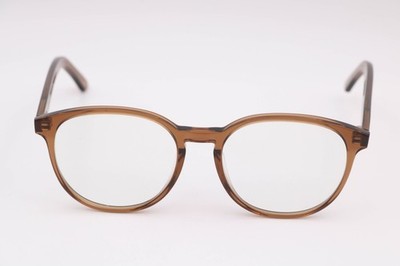Amelia E Crescent Brown Round 35-003155 Eyeglasses Frames 52-18-145
