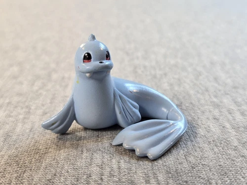 Vintage Pokemon Dewgong Figure Tomy Nintendo 1990s Collectible Toy Blue Seal
