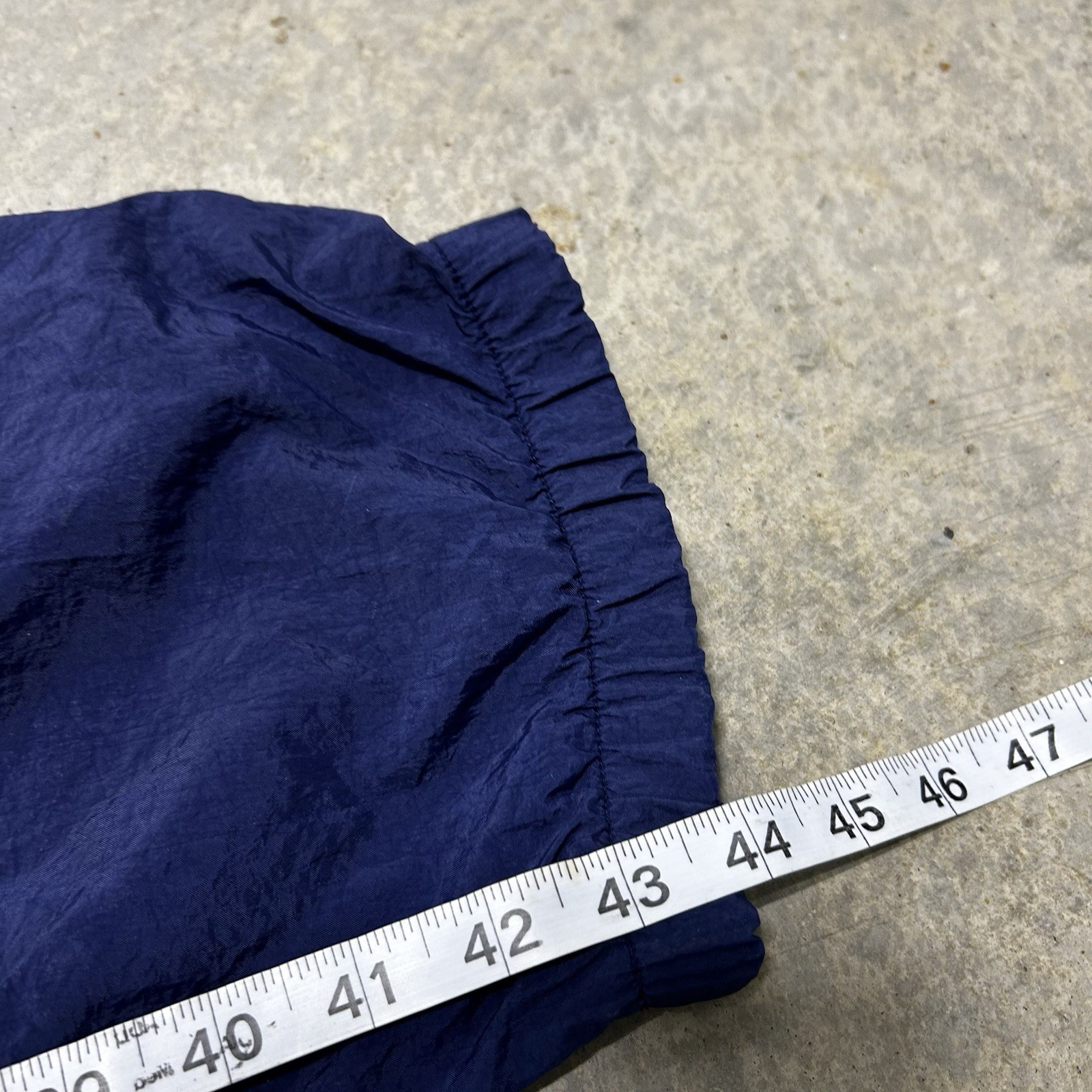 Vintage 90’s Nike Track Sweat Nylon Insulated Pants Navy Blue Size XL thumbnail 7