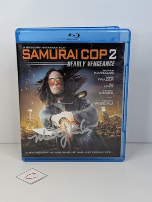 Samurai Cop 2 Deadly Vengeance (Blu-ray & DVD, 2015) SIGNED by Mathew Karedas