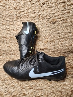 Nike Tiempo Legend 10 Academy Multi-Ground Low-Top Black Soccer Cleats Size 7.5