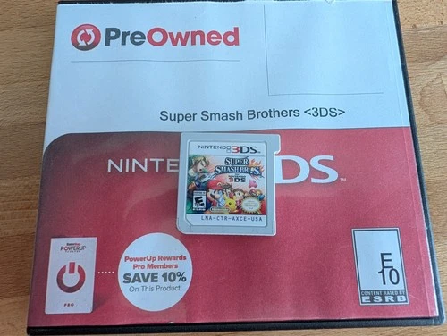 Super Smash Bros. 3DS Game Cartridge Only ⭐️ TESTED AND WORKING, Good Condition