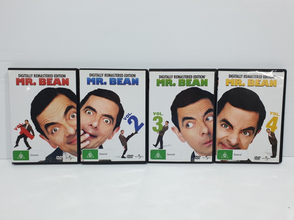 Mr Bean Dvd Set Vol 1 2 3 4. PAL Region 2 & 4. Exc Condition | eBay UK