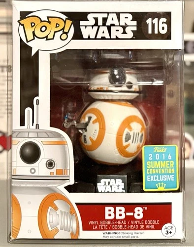 BB-8 116 Funko Pop STAR WARS BB-8 2016 SDCC LIMITED Ed. VAULTED w/PROTECTOR