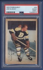1953-54 PARKHURST #94 JOE KLUKAY PSA 2(MC) GOOD BOSTON BRUINS
