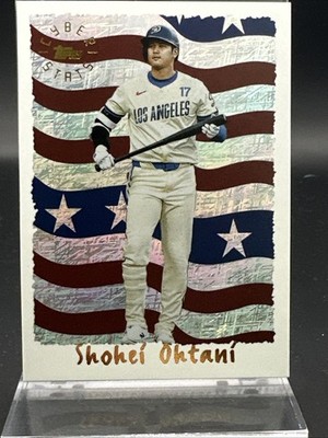 2025 Topps Archives Shohei Ohtani #95C-7 95 Retro Foil Cyber Stats Insert SP