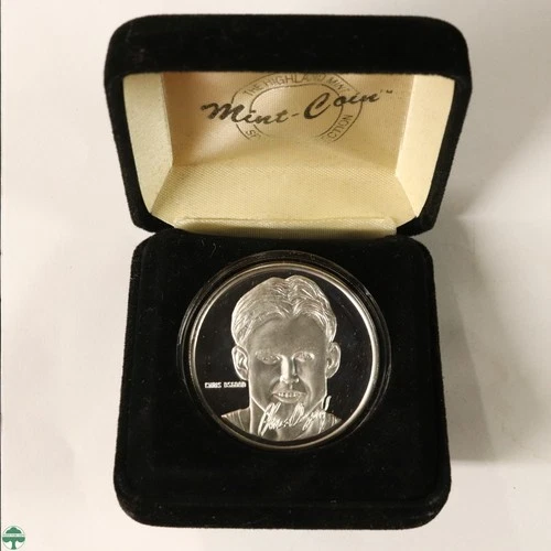 1 troy ounce 0.999 Fine Silver - Detroit RedWings Chris Osgood