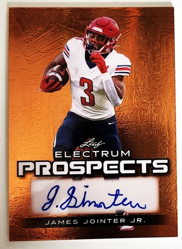 2024 JAMES JOINTER Jr. Eastern Michigan Eagles Electrum BRONZE ROOKIE auto. NM-M - Picture 3 of 5