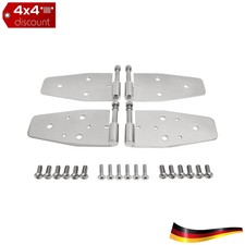 Türscharniere Halbtüren Stainless steel Vorne Oben Unten Jeep Wrangler YJ 87/95