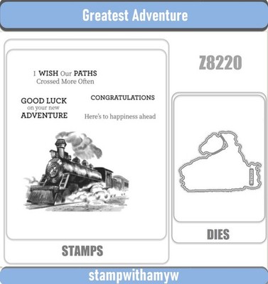 Greatest Adventure Cutting Dies and  Stamps Scrapbook Greeting Card Handmade